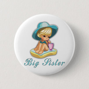 Macaron Rond 5 Cm Grand Soeur de plage