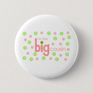 Macaron Rond 5 Cm Grand T-shirt de polkadot de cousin