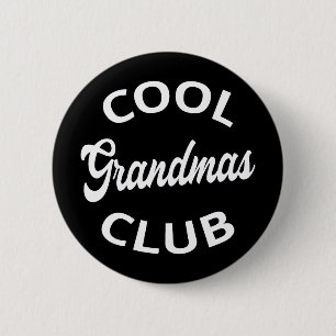 Macaron Rond 5 Cm Grandmas Club cool I