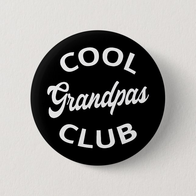 Macaron Rond 5 Cm Grandpas Club cool I (Devant)