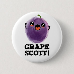 Macaron Rond 5 Cm Graphe Scott Funny Fruit Graphe Pun