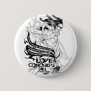 Macaron Rond 5 Cm Graphique 5 de saphir d'étoile