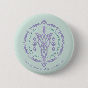 Macaron Rond 5 Cm Graphique de citation ARWEN™ Evenstar