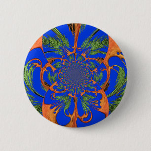 Macaron Rond 5 Cm Graphique de concepteur de fusion vintage Hakuna M