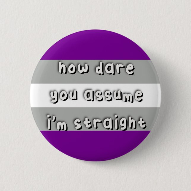 Macaron Rond 5 Cm Grayexie - "Comment osez-vous consommer" - LGBT (Devant)