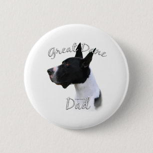 Macaron Rond 5 Cm Great Dane (manteau) Papa 2