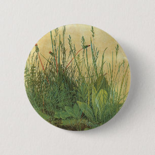 Macaron Rond 5 Cm Great Piece of Turf d'Albrecht Durer, Art Vintage
