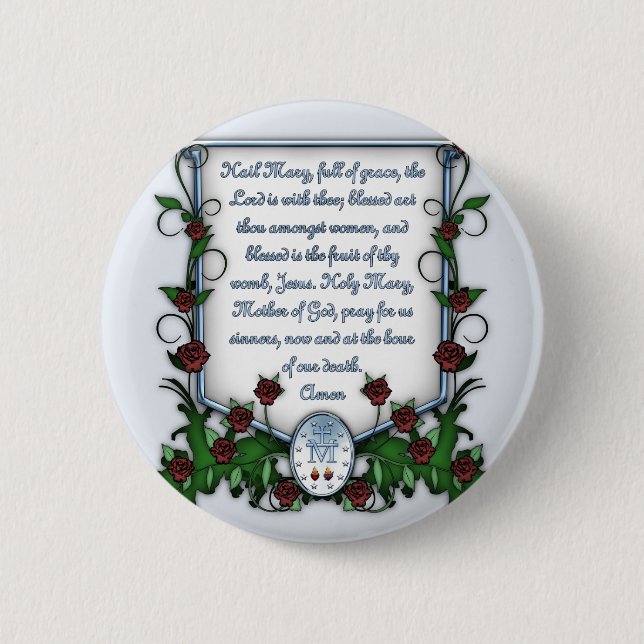 Macaron Rond 5 Cm Grêle Mary (Devant)