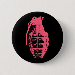 Macaron Rond 5 Cm Grenade