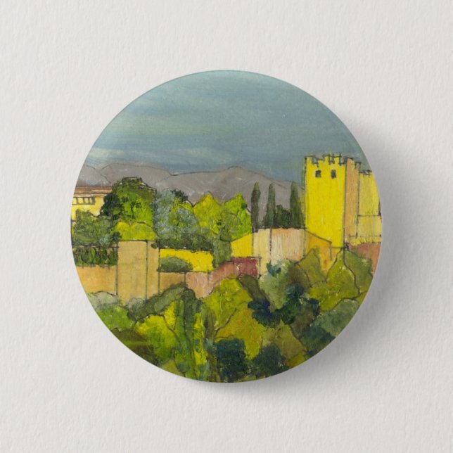 Macaron Rond 5 Cm Grenade (Devant)