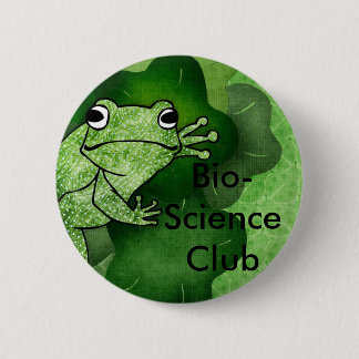 Macaron Rond 5 Cm grenouille, club de biosciences