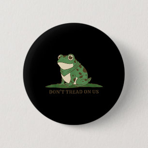 Macaron Rond 5 Cm Grenouille Ne Marche Pas Sur Nous