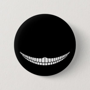 Macaron Rond 5 Cm Grimace de Cheshire