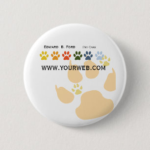 Macaron Rond 5 Cm Gros chien   Petits Chiots Paquets Groomer de soin