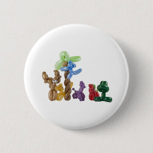 Macaron Rond 5 Cm groupe animal de ballon