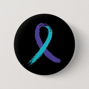 Macaron Rond 5 Cm Groupe de sensibilisation à la prévention du suici