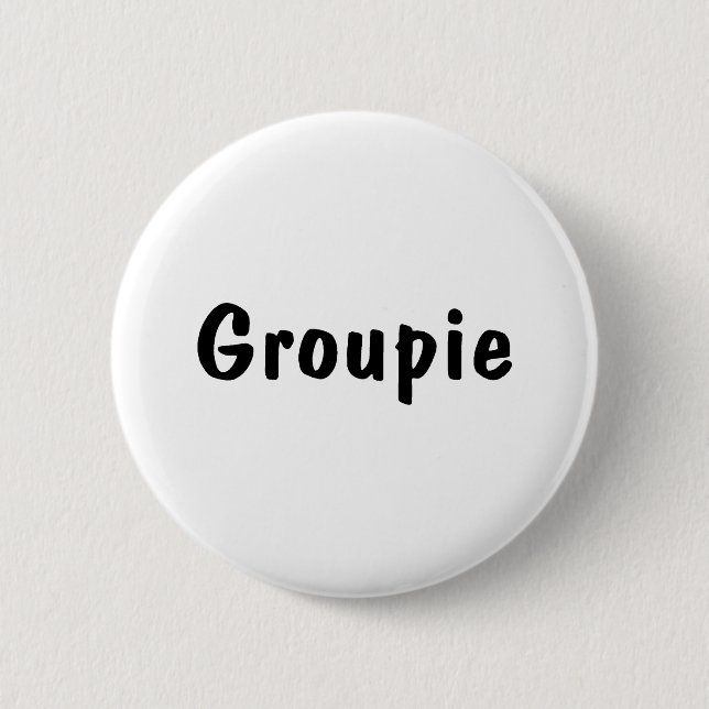 Macaron Rond 5 Cm Groupie (Devant)
