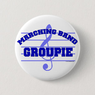 Macaron Rond 5 Cm Groupie de fanfare