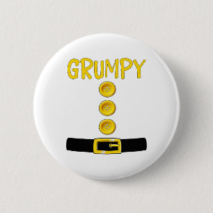 Macaron Rond 5 Cm Grumpy Nwarf Halloween Costume Couleur Corresponda