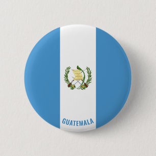 Macaron Rond 5 Cm Guatemala Drapeau mignon Patriotique