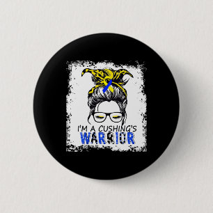 Macaron Rond 5 Cm Guerrier du syndrome de la chasse