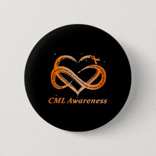 Macaron Rond 5 Cm Guerrier I'm Fine Chronique Myeloid Leukemia Lauré