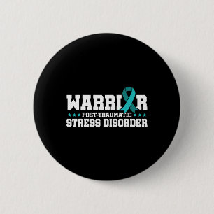 Macaron Rond 5 Cm Guerrier post-traumatique Stress Sensibilisation M