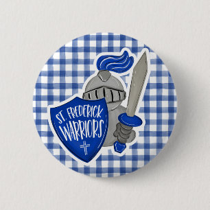 Macaron Rond 5 Cm Guerriers de St. Frederick