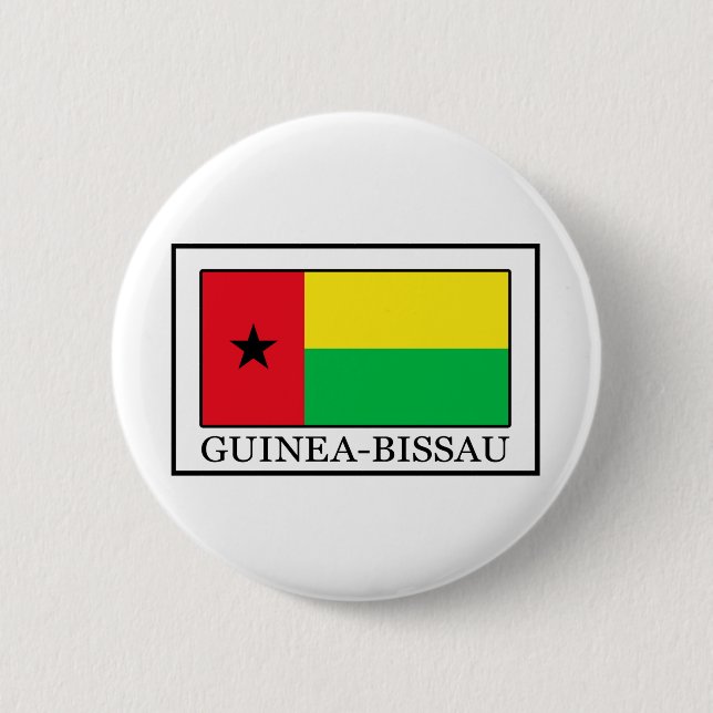 Macaron Rond 5 Cm Guinée-Bissau (Devant)