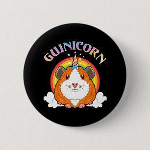 Macaron Rond 5 Cm Guinicorne Guinée Costume Unicorne de porc