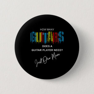 Macaron Rond 5 Cm Guitariste Combien De Guitares Fait Anniversaire