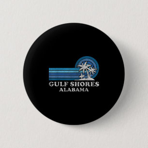 Macaron Rond 5 Cm Gulf Shores Beach Alabama Famille Vacances d'été V