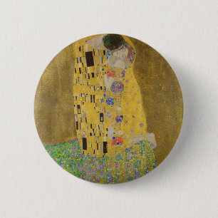 Macaron Rond 5 Cm Gustav Klimt "Le Baiser"