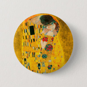 Macaron Rond 5 Cm Gustav Klimt The Kiss
