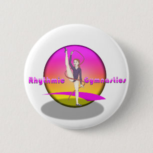 Macaron Rond 5 Cm Gymnastique rythmique