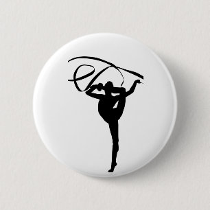 Macaron Rond 5 Cm Gymnastique rythmique - ruban