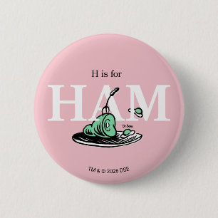 Macaron Rond 5 Cm "H pour JAMBON"   Conception de l'alphabet