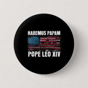 Macaron Rond 5 Cm Habemus Papam, Nous Avons Un Pape 2025, Vatican Le