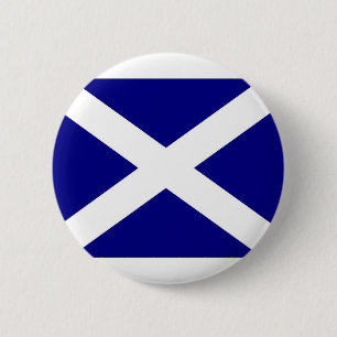 Macaron Rond 5 Cm Habillement écossais de drapeau