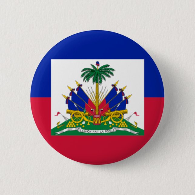 Macaron Rond 5 Cm haïti (Devant)