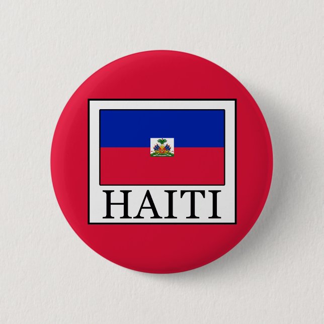 Macaron Rond 5 Cm Haïti (Devant)