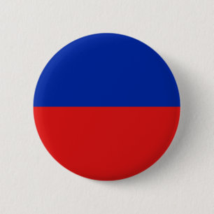 Macaron Rond 5 Cm Haiti Fisheye Flag Button