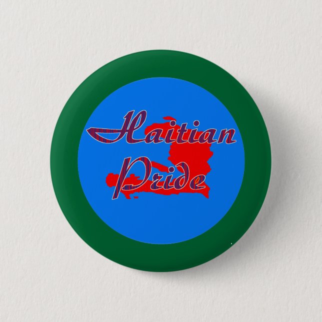 Macaron Rond 5 Cm haitipride013 (Devant)