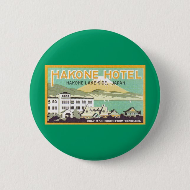 Macaron Rond 5 Cm Hakone Hotel Japon (Devant)