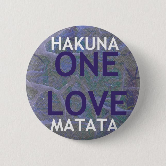 MACARON ROND 5 CM HAKUNA MATATA (Devant)