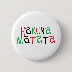 Macaron Rond 5 Cm Hakuna matata