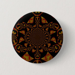 Macaron Rond 5 Cm Hakuna Matata Cadeau Black Jamaica Pop Art.