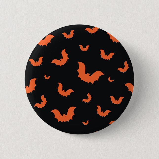 Macaron Rond 5 Cm Halloween (Devant)