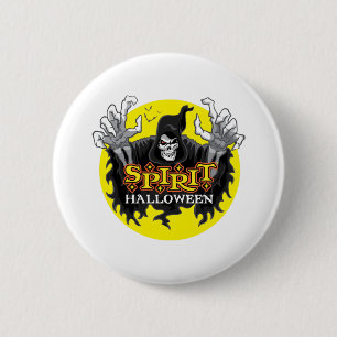 Macaron Rond 5 Cm Halloween de l'esprit