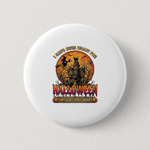 Macaron Rond 5 Cm Halloween Depuis Dernière Maison Hantée Sorcière V